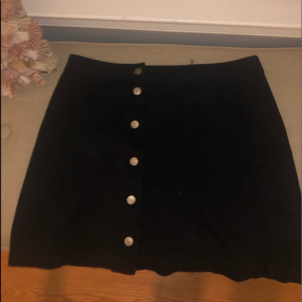 Primark Black Denim skirt